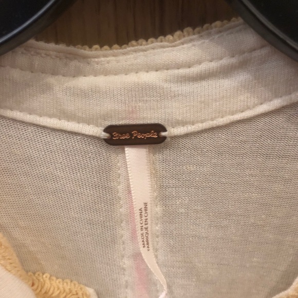 Never worn Free People cream tank top - Picture 2 of 3
